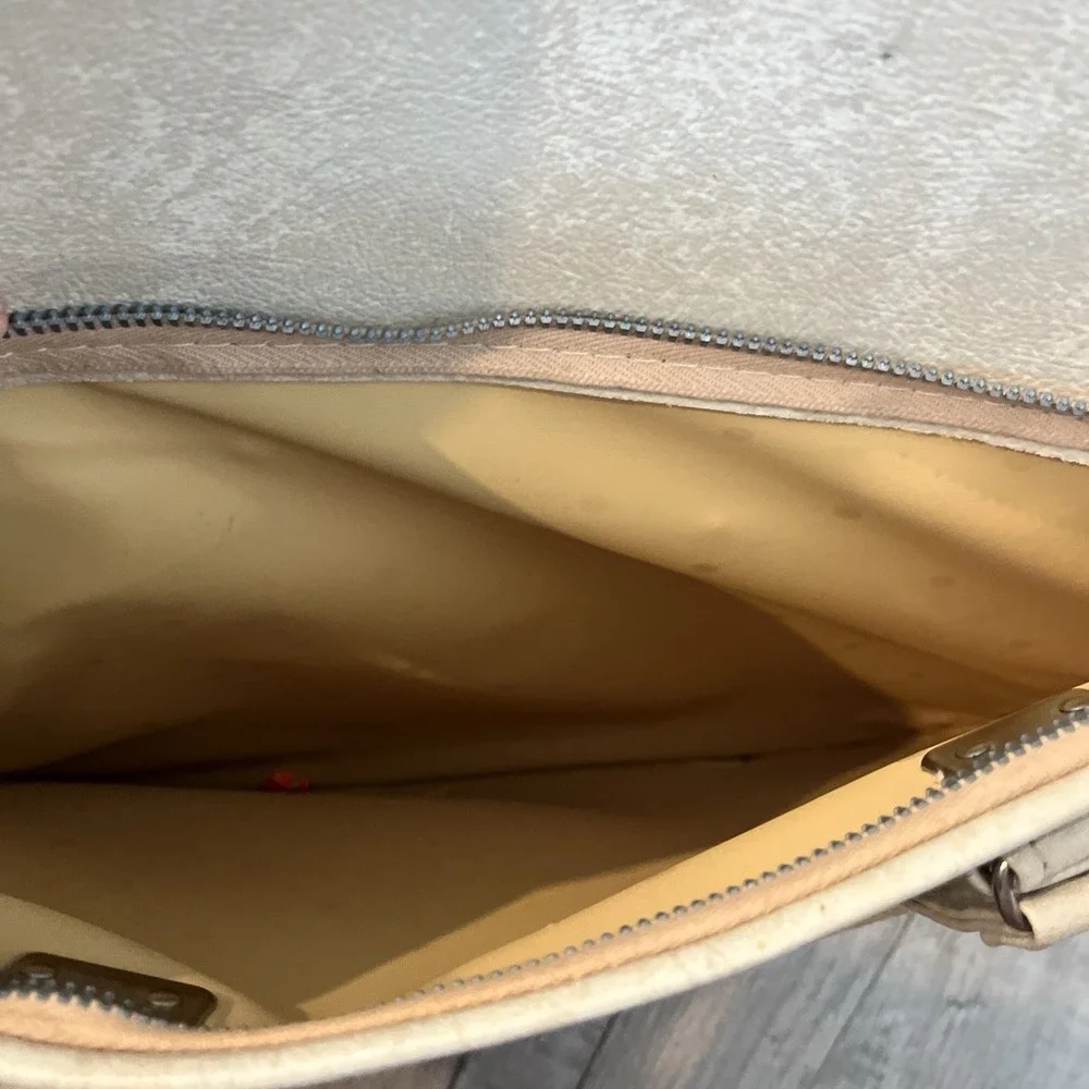 Vtg 1970s Beige Samsonite Silhouette Travel Carry On Luggage Tote Bag No Key